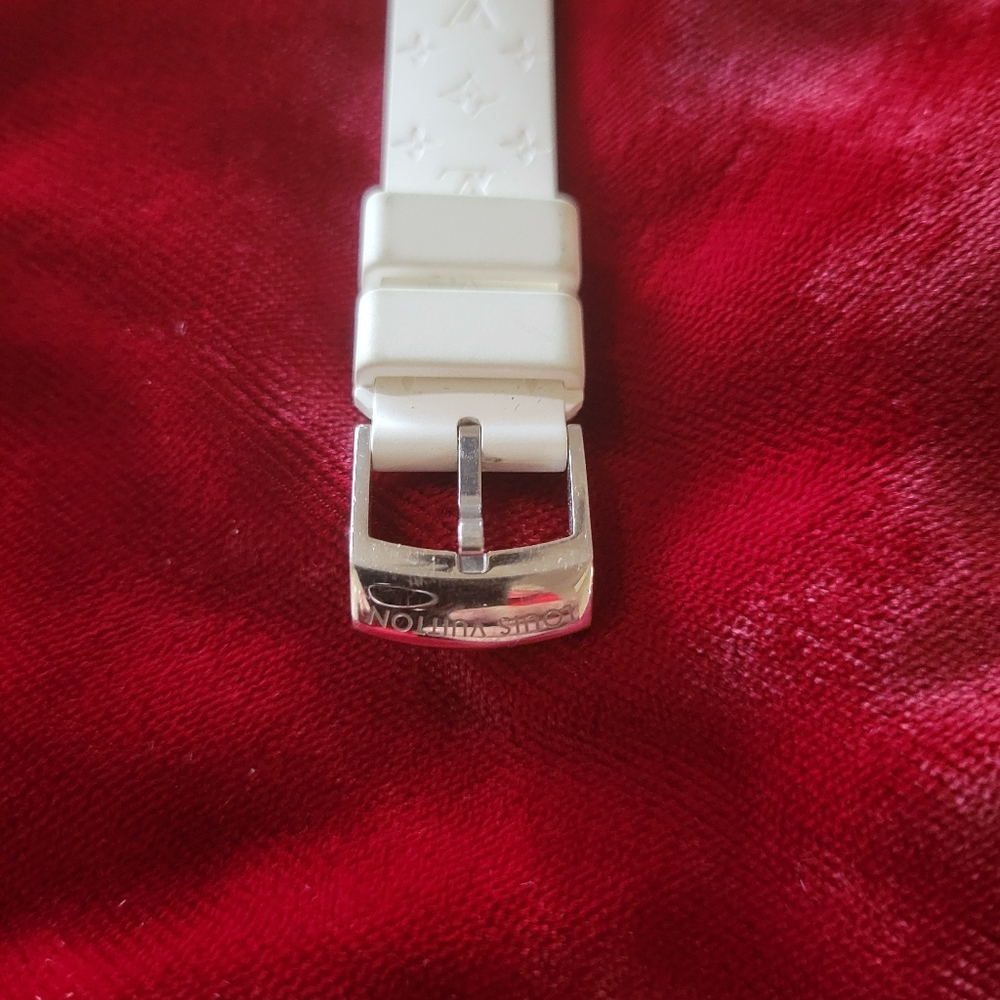 Louis Vuitton Q121G Diamond Watch Tambour 💯Authentic NEW Strap - Picture 10 of 10